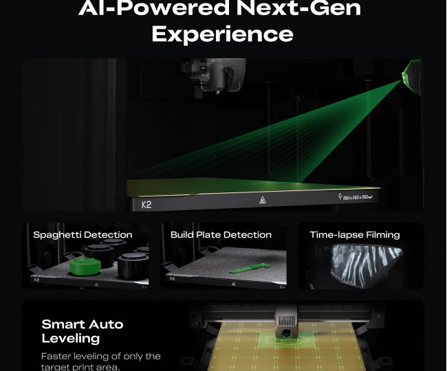 3D-принтер Creality K2/K2 Combo 3D Printer